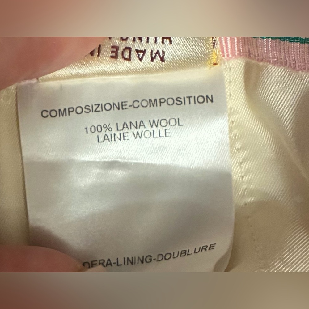 Stella McCartney Cream 100% Wool Tailored Flare Trousers Sz 40 US 4/6 - Picture 12 of 16
